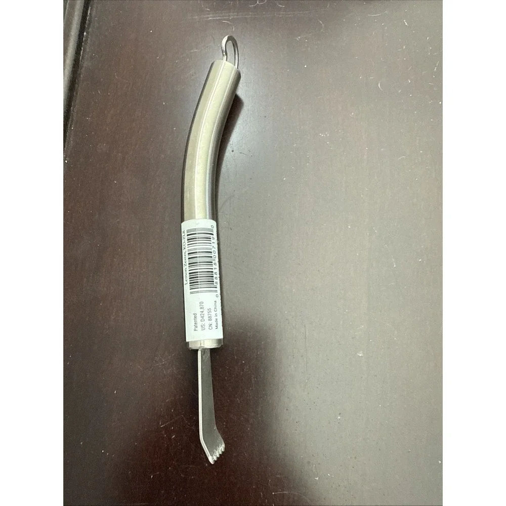 Chantal‎ Citrus Lemon Zester Stainless Steel Lime Oranges Kitchen Tool New
